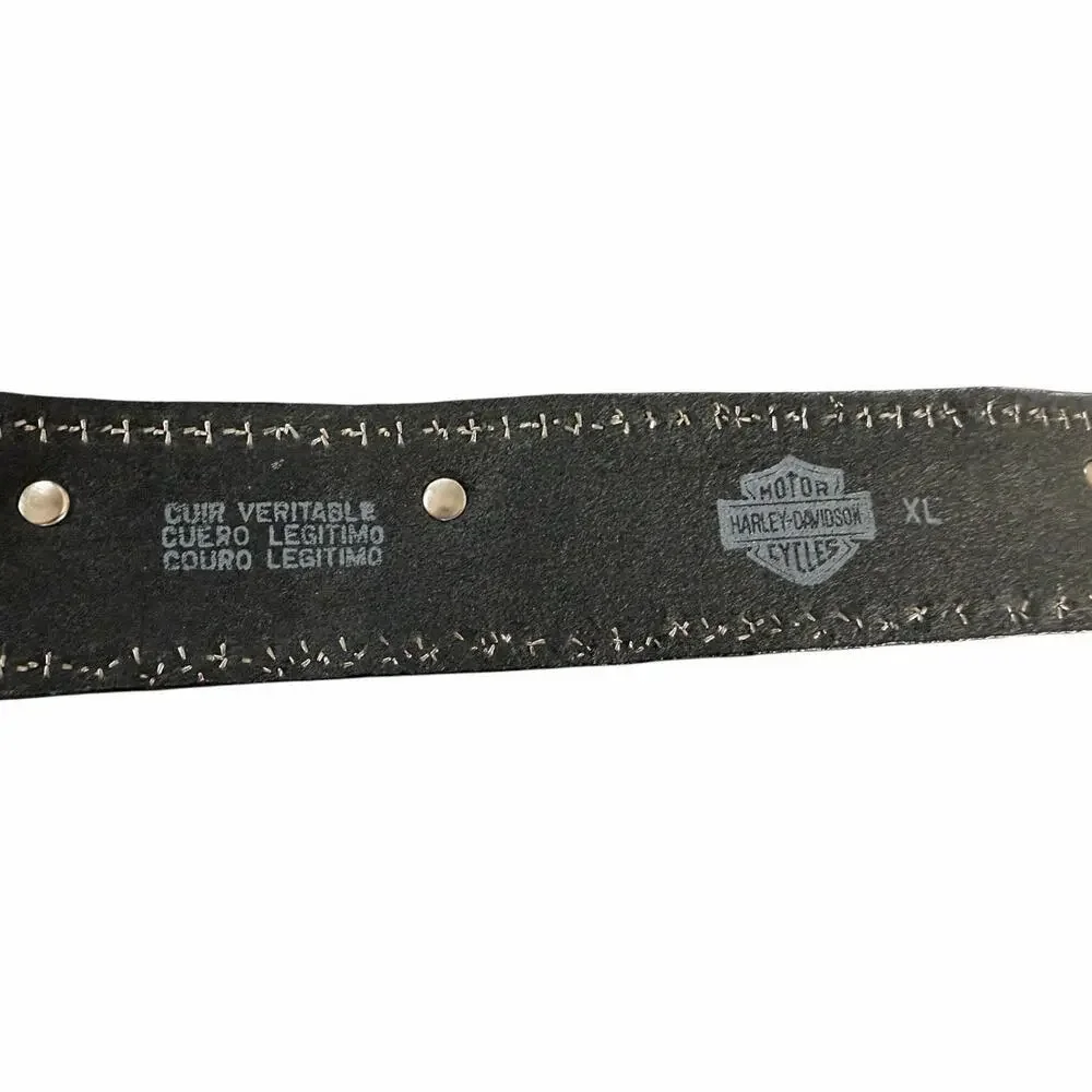 Harley-Davidson Genuine Black Leather Belt - Size XL